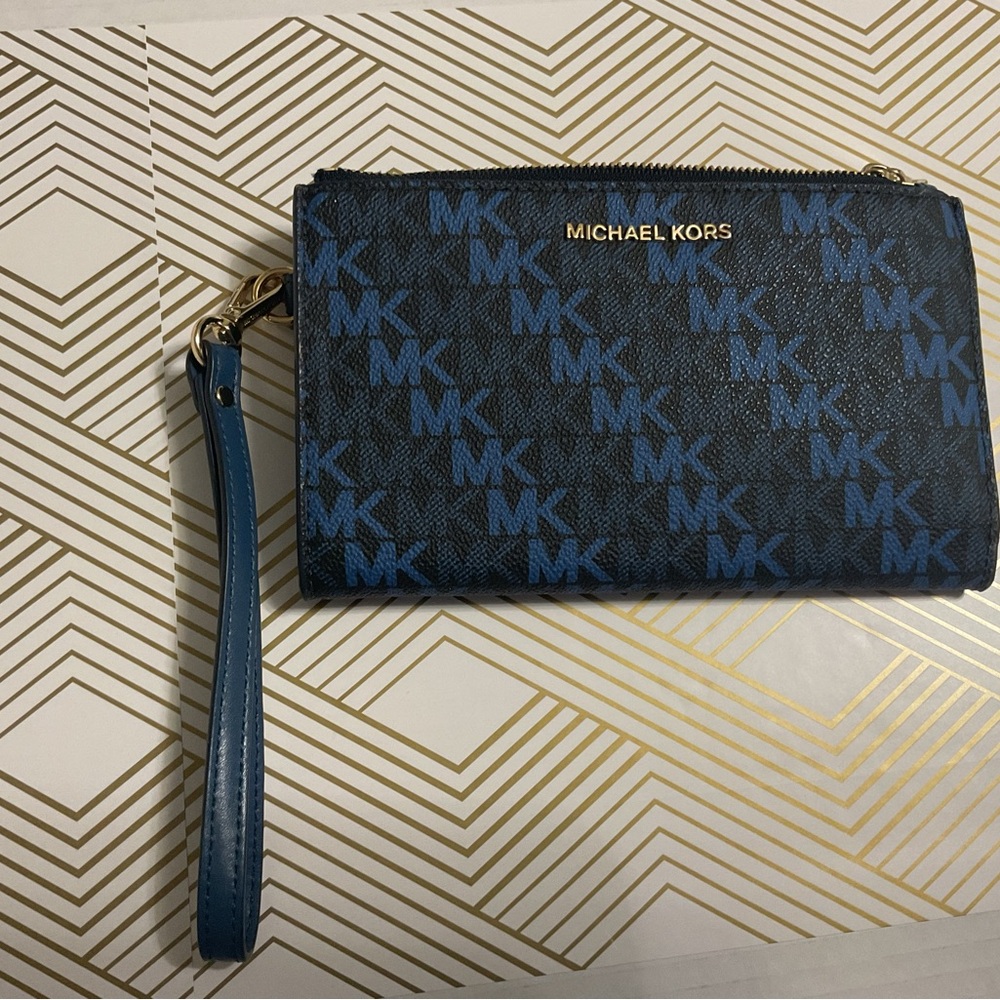 Michael Kors LG Double Zip Wristlet